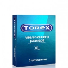 Презервативы Torex Увеличенного размера - 3 шт.