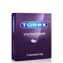 Презервативы Torex Ультратонкие - 3 шт.