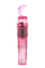 Розовая виброракета VIBE ALIVE DOLPHIN MINI MASSAGER 200796