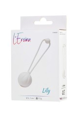 Белый вагинальный шарик LILY 218306